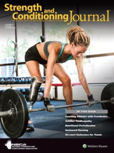 Strength And Conditioning Journal Cover