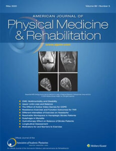American Journal for Physical Medicine & Rehabilitation Cover