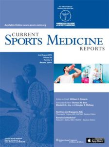 Current Sports Medicine Reports Cover
