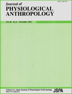 Journal of Physiological Anthropology Cover