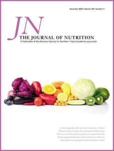 The Journal of Nutrition - Cover -CHANGES IN KIDNEY FUNCTION DO NOT DIFFER BETWEEN HEALTHY ADULTS CONSUMING HIGHER- COMPARED WITH LOWER- OR NORMAL-PROTEIN DIETS: A SYSTEMATIC REVIEW AND META-ANALYSIS